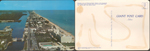 large postcard - helicopter scene of Hollywood beach, Florida