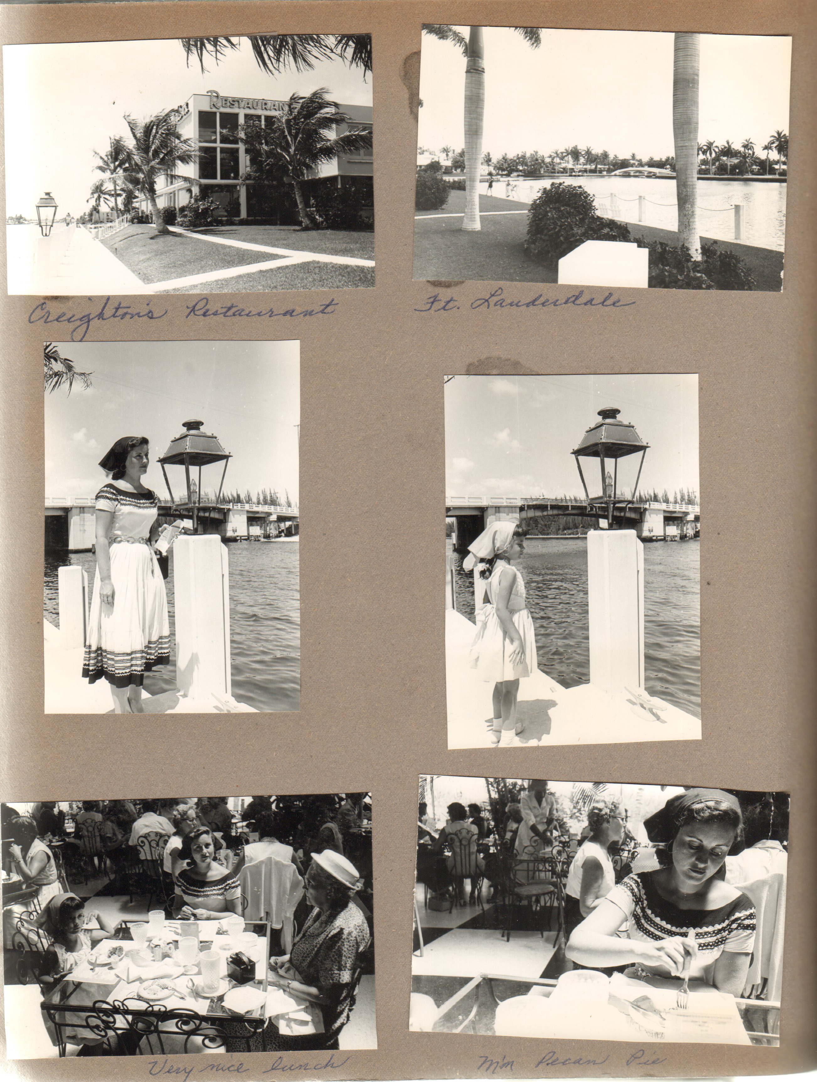 Creighton's Restaurant. ft Lauderdale. Rosemary. Susan. lunch Susan, Rosemary and Vonnie.