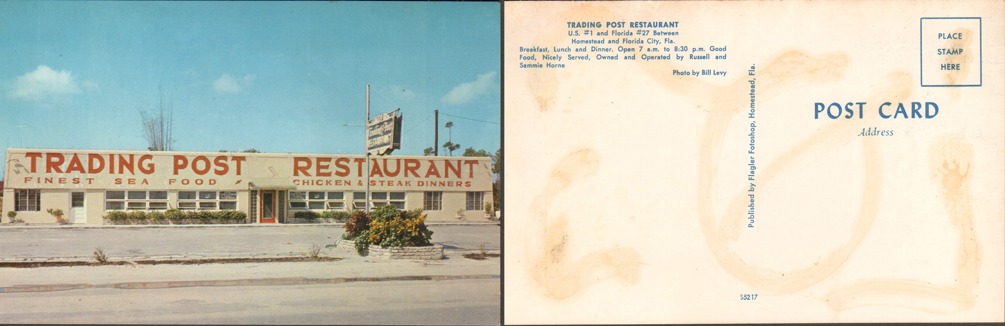 Postcard Trading Post Restaurant