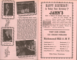 Jahn's menu