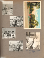 Hollywood Beach - Neptune - Vonnie. Susan. Mrs Hobbs, Miss Hobbs - Toronto. Postcard Elkhart Indiana