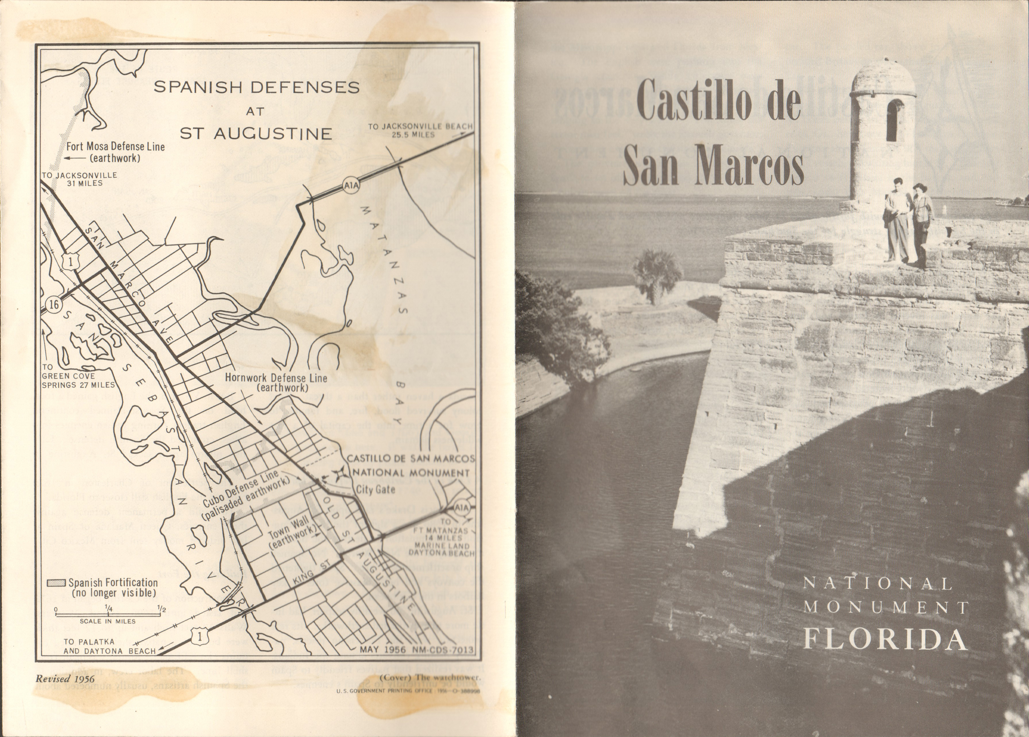 St Augustine, Florida - Castillo de San Marcos booklet