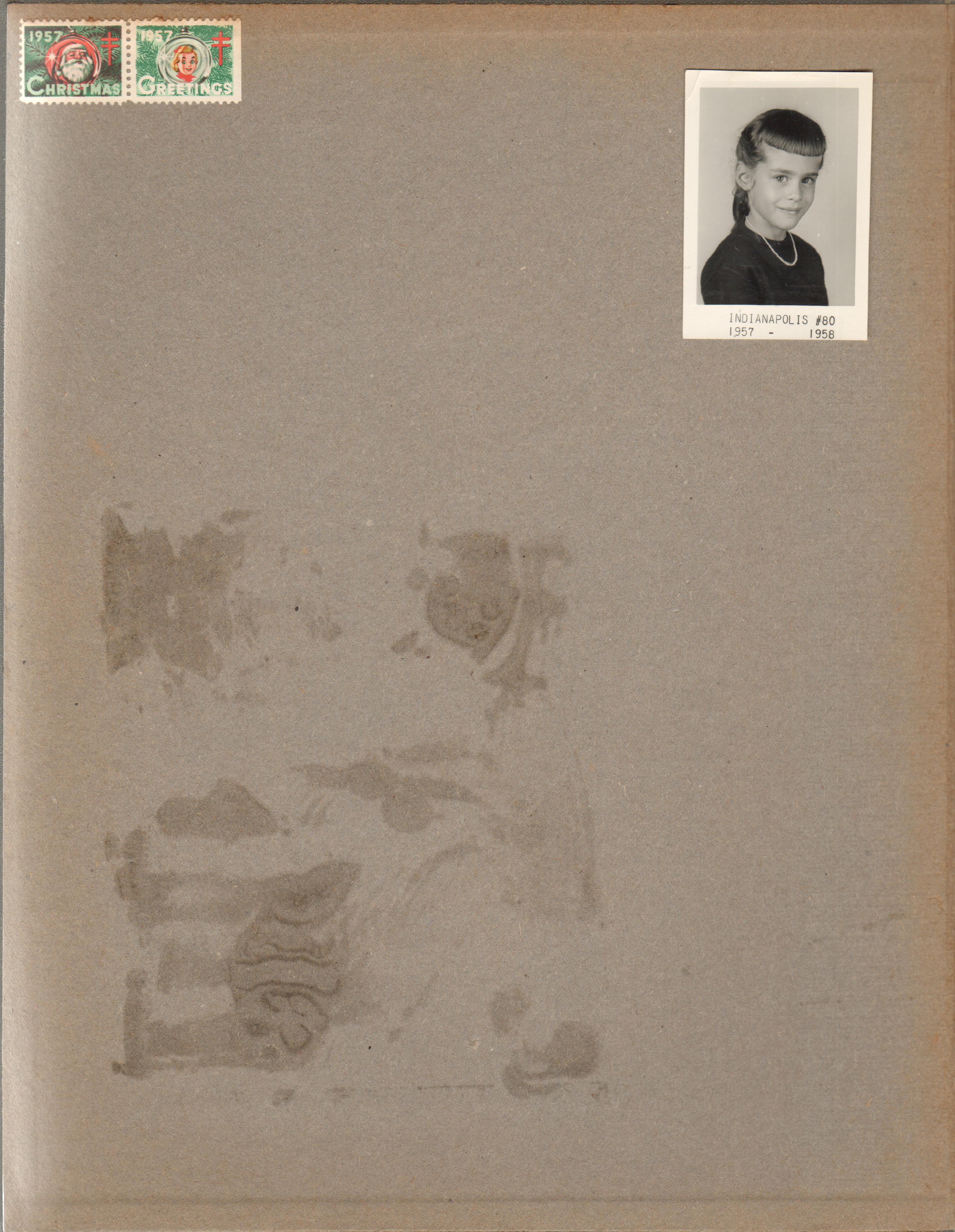 Christmas Seals. Susan School 80 1957-1958