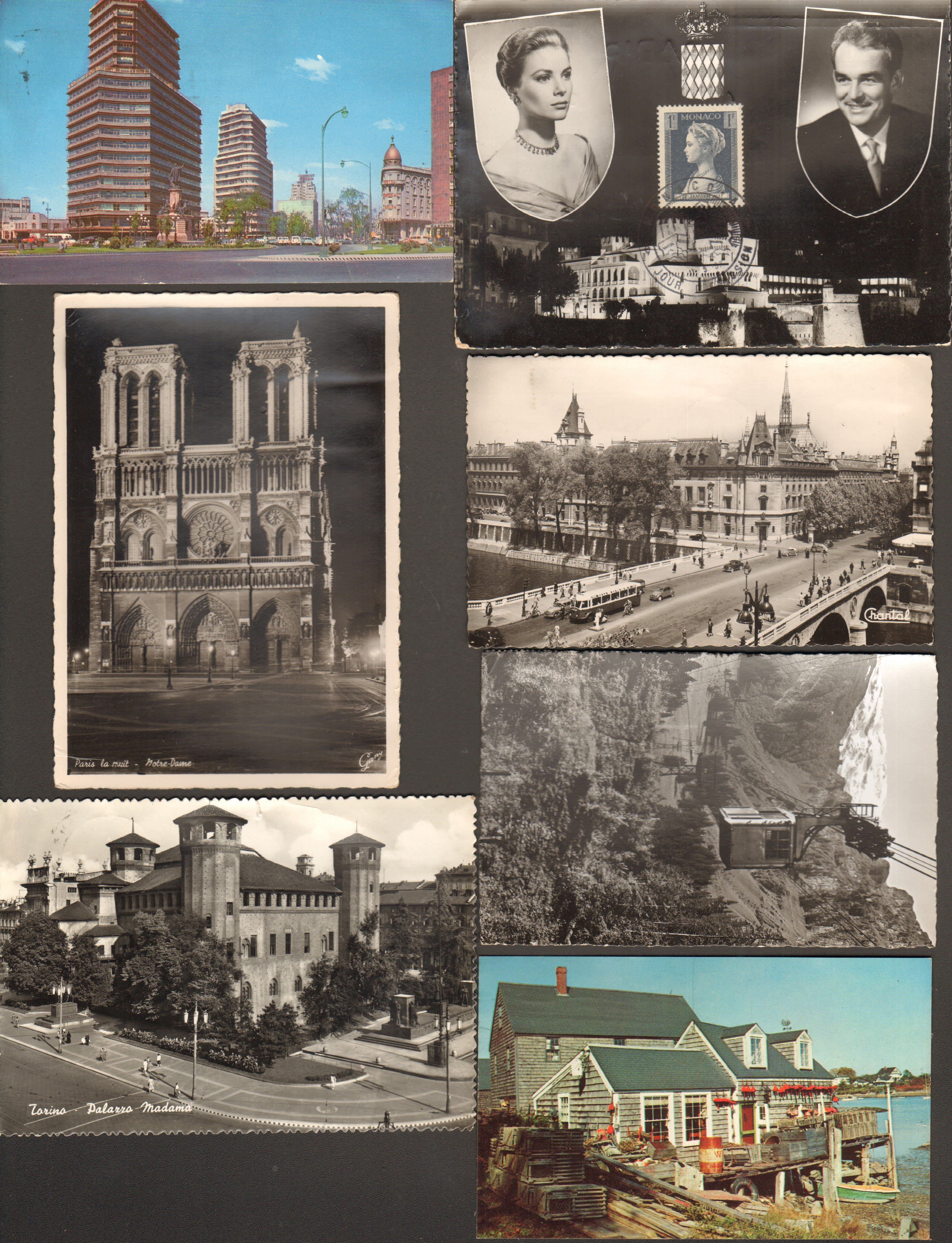 loose postcard of Europe