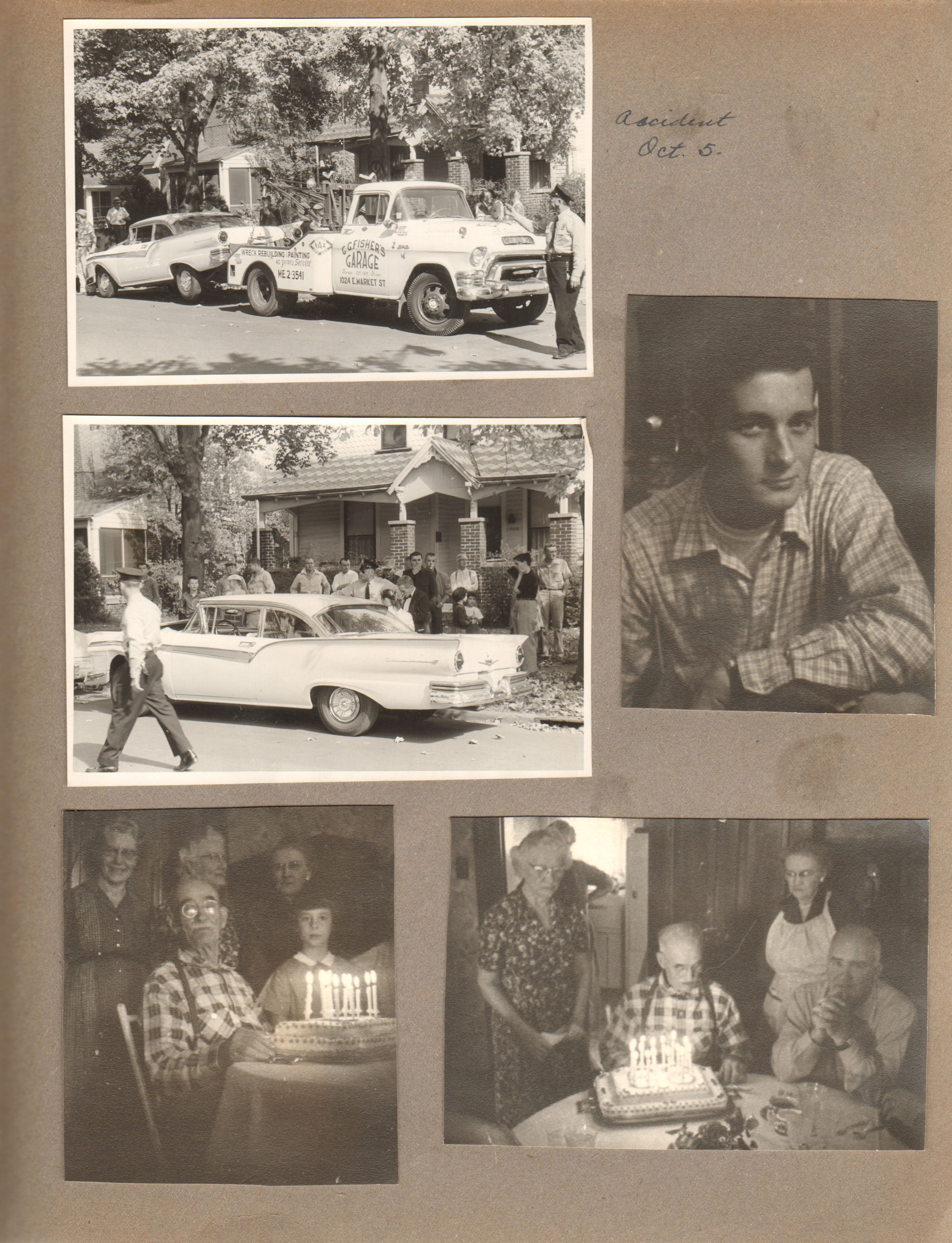 Accident Oct 5. Dave. Theodore Letsinger birthday