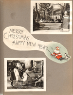 Santa's sleigh at 5008 Meridian - Susan