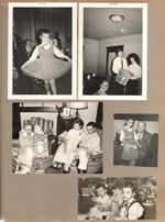 3845 Capitol - Susan, Dave, Curt. Vonnie, John, Rosemary. Vonnie Curt Betty Dave. Susan and ????