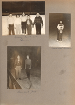 skating at coliseum - Sonny, Carol and Susan. Rosemary. Dave and Jack.
