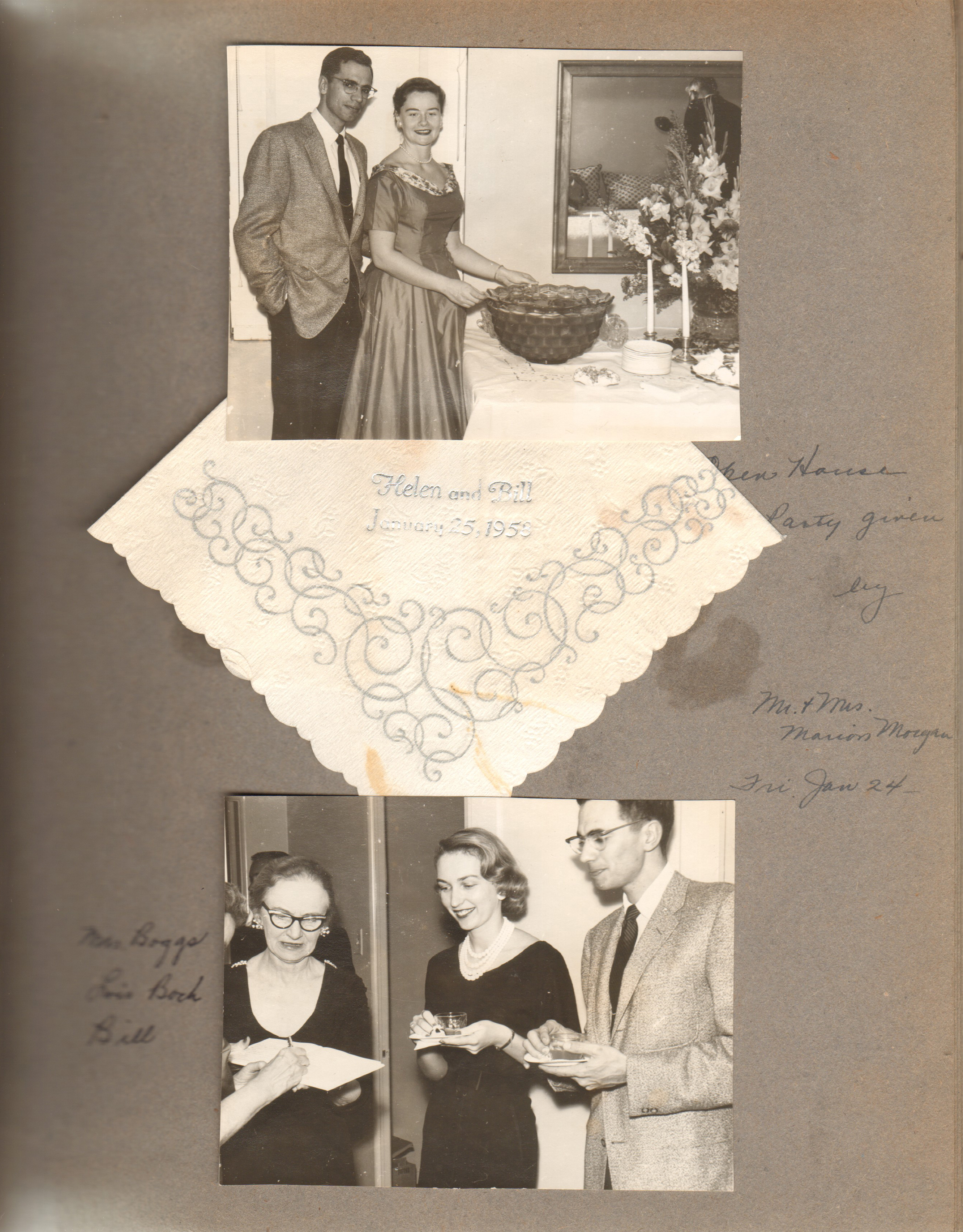 Helen and Bill wedding - Mrs Boggs, Lois Bock, Bill
