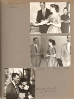 Gene Carpenter, Helen. Minister, Helen, Bill. Warren took this picture of Helen and Bill.