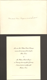 Helen and Bill wedding invitation