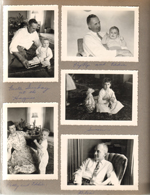 Easter at 8815 Haverstick - Girstle an Eddie. Susan with Easter basket. Patty and Eddie. Glen
