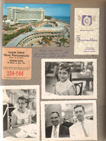 Florida - Fontainebleau - Miami Beach. claim check. Matches. Susan, Ruth and Bill Salter, John