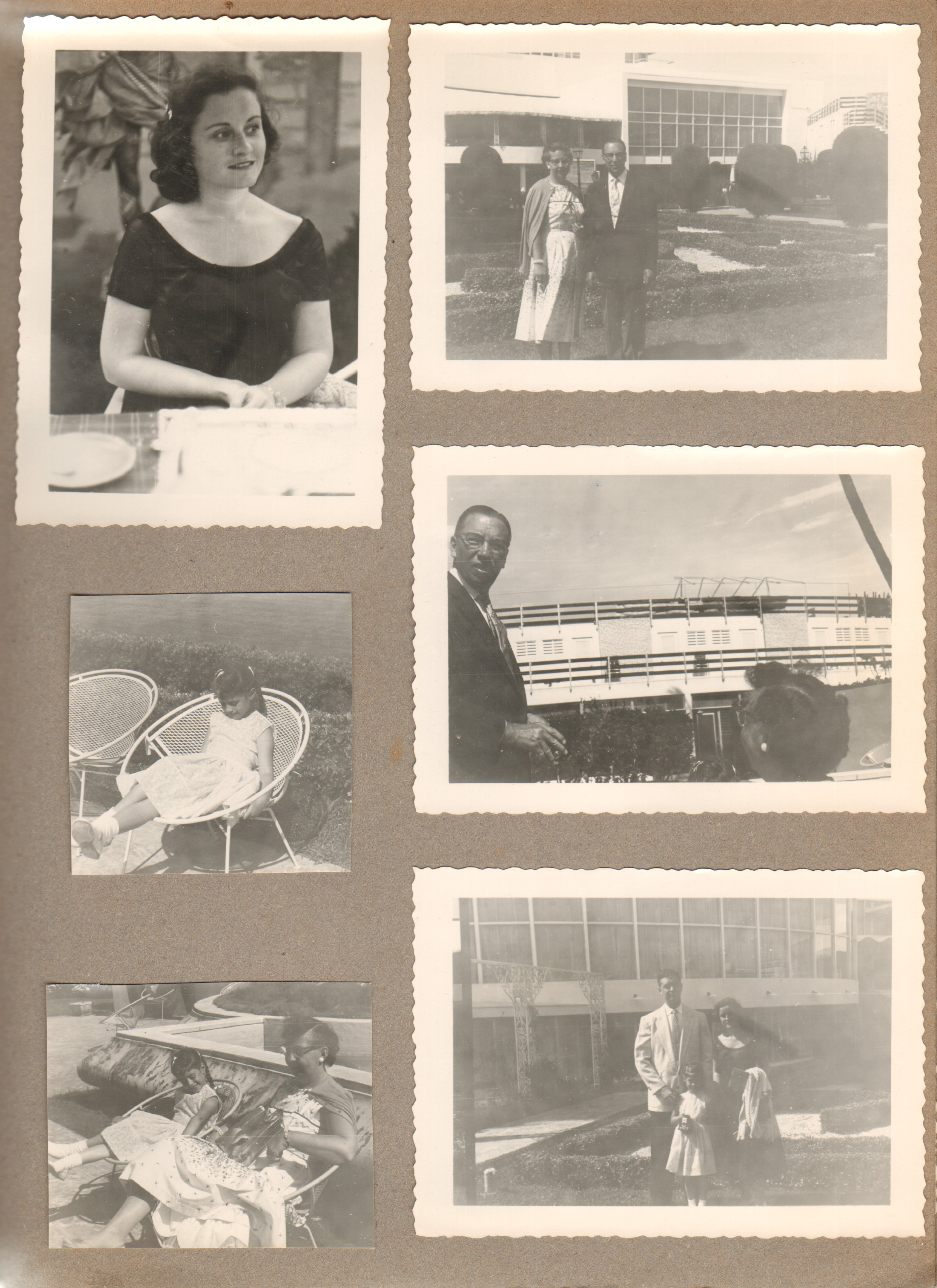 Florida - Fontainebleau - Miami Beach - Rosemart. Ruth and Bill Salter. John Rosemary Susan