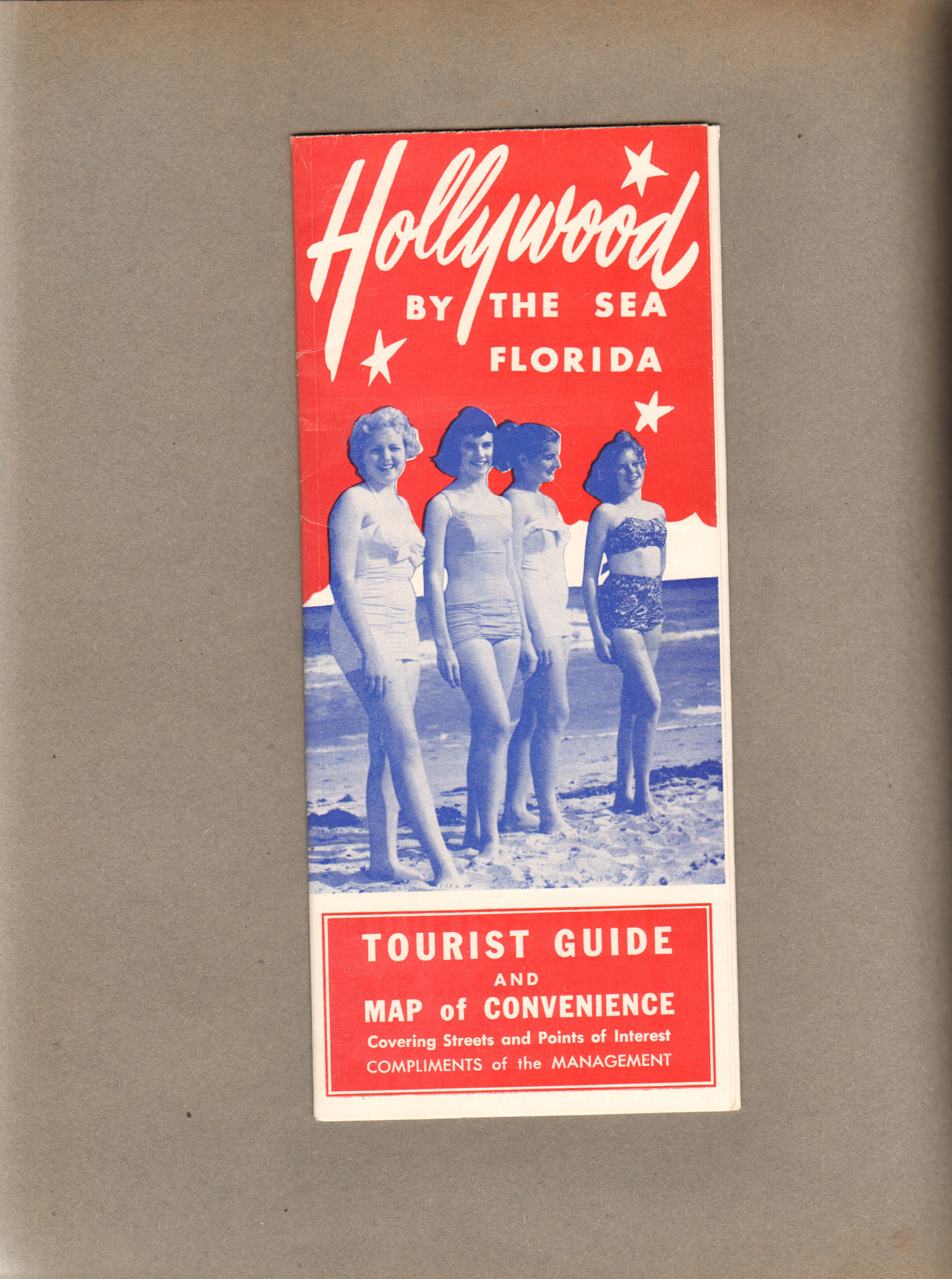Florida - Hollywood-by-the-Sea tourist guide and map