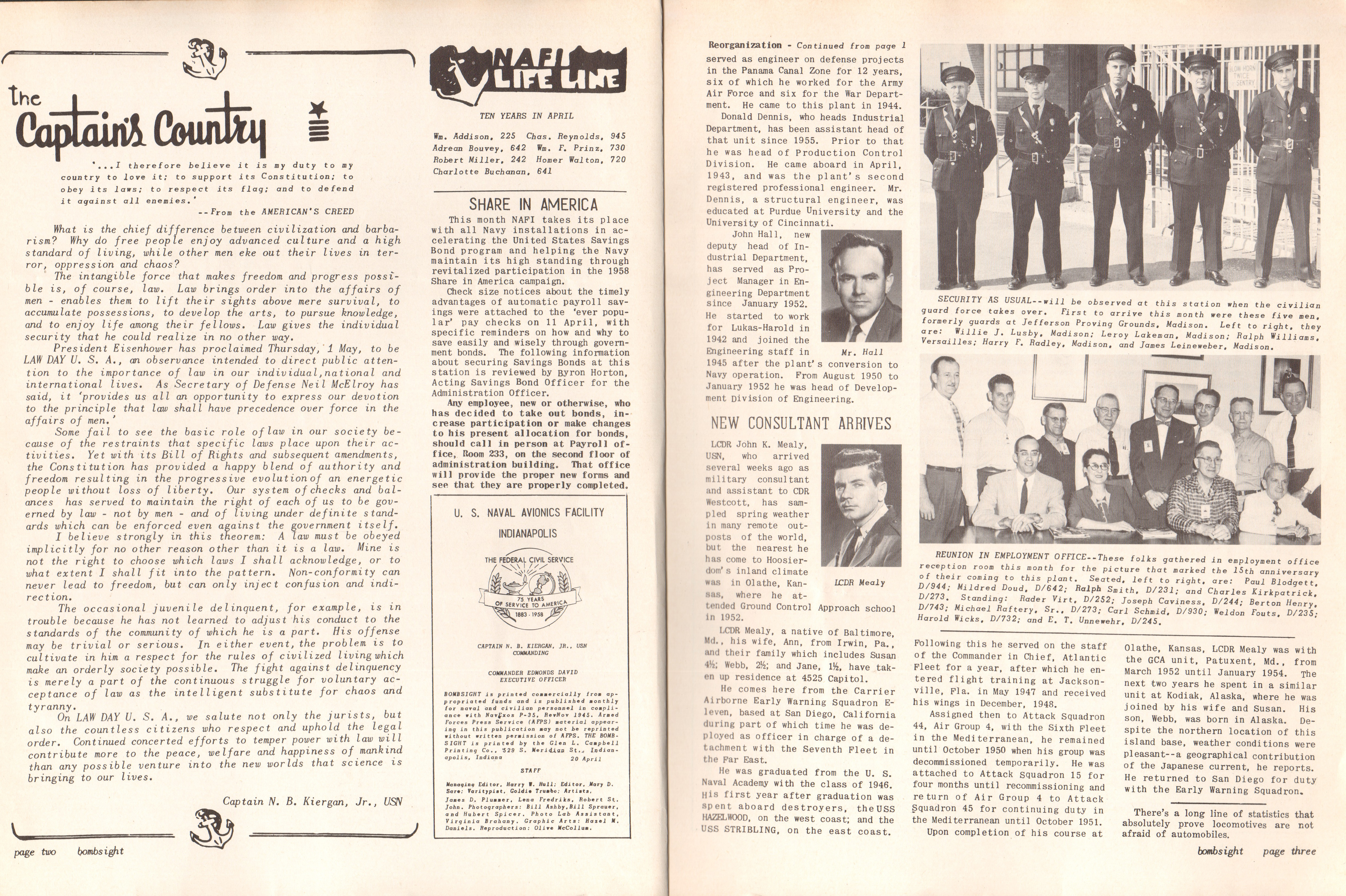 NAFI Bombsight newsletter
