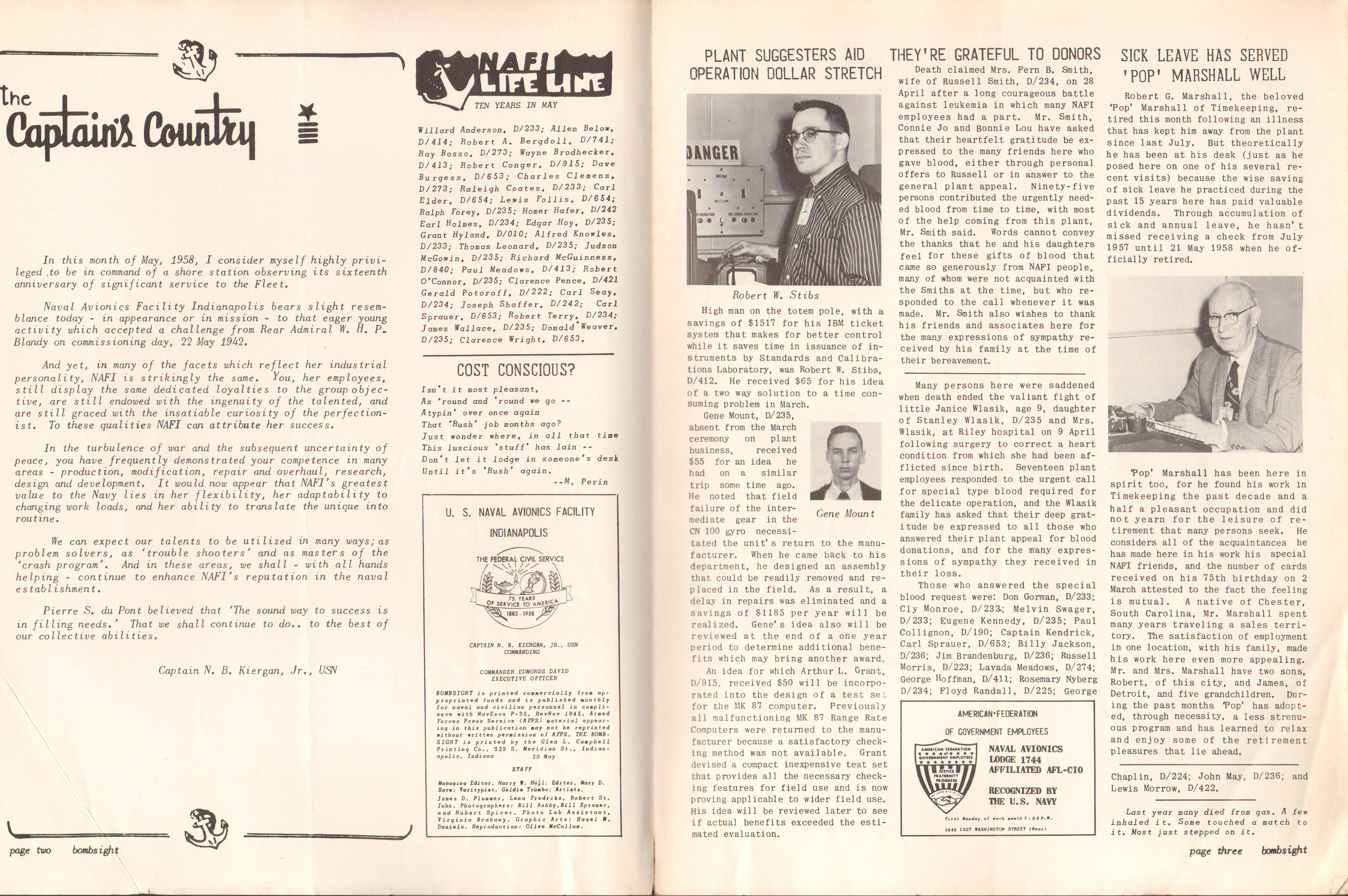 NAFI Bombsight newsletter