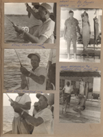 Tarpon fishing  John. Dean McLaughlin and Charles Lewis posing