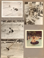 Riviera Club - Susan has first swimming lesson