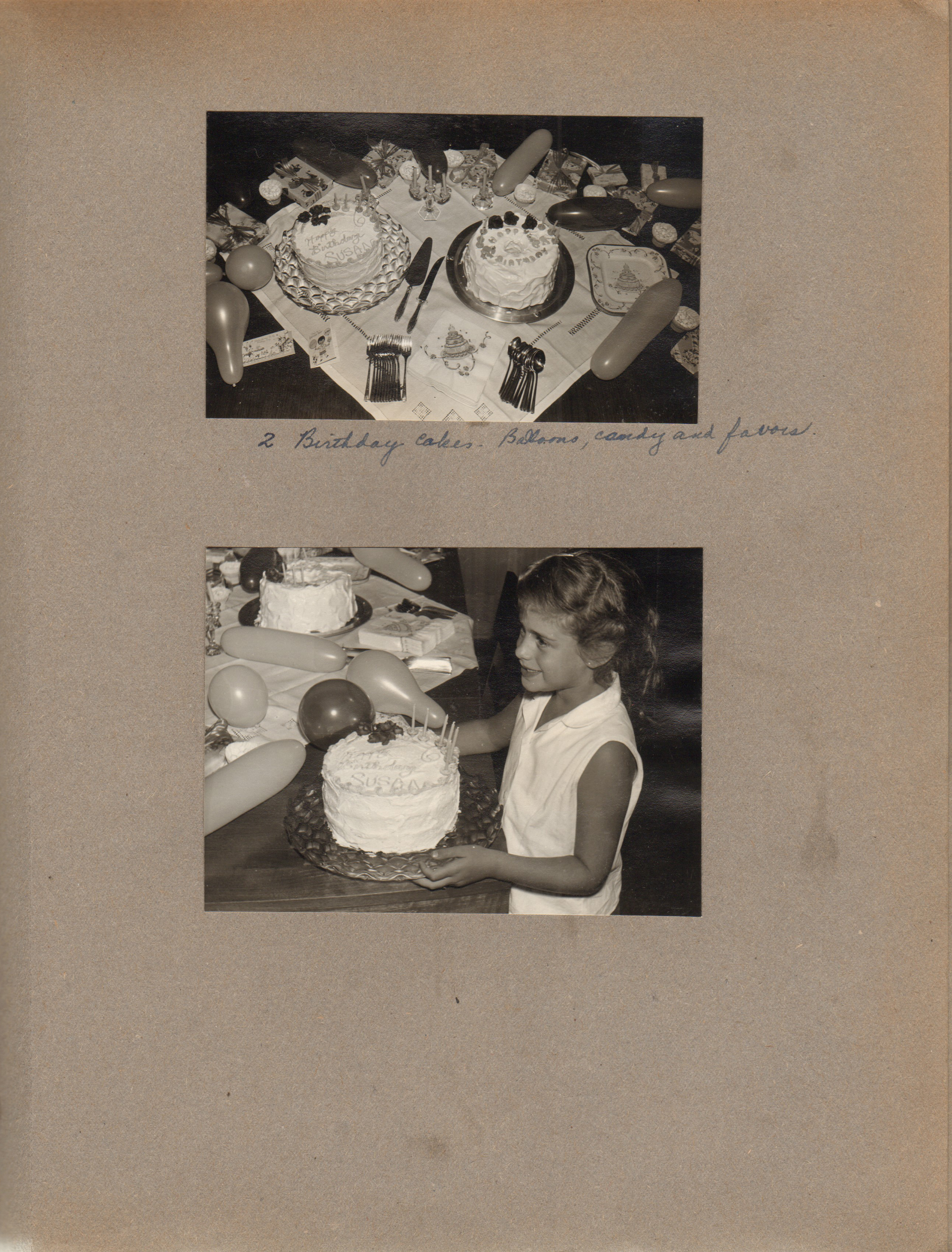 2 birthday cakes