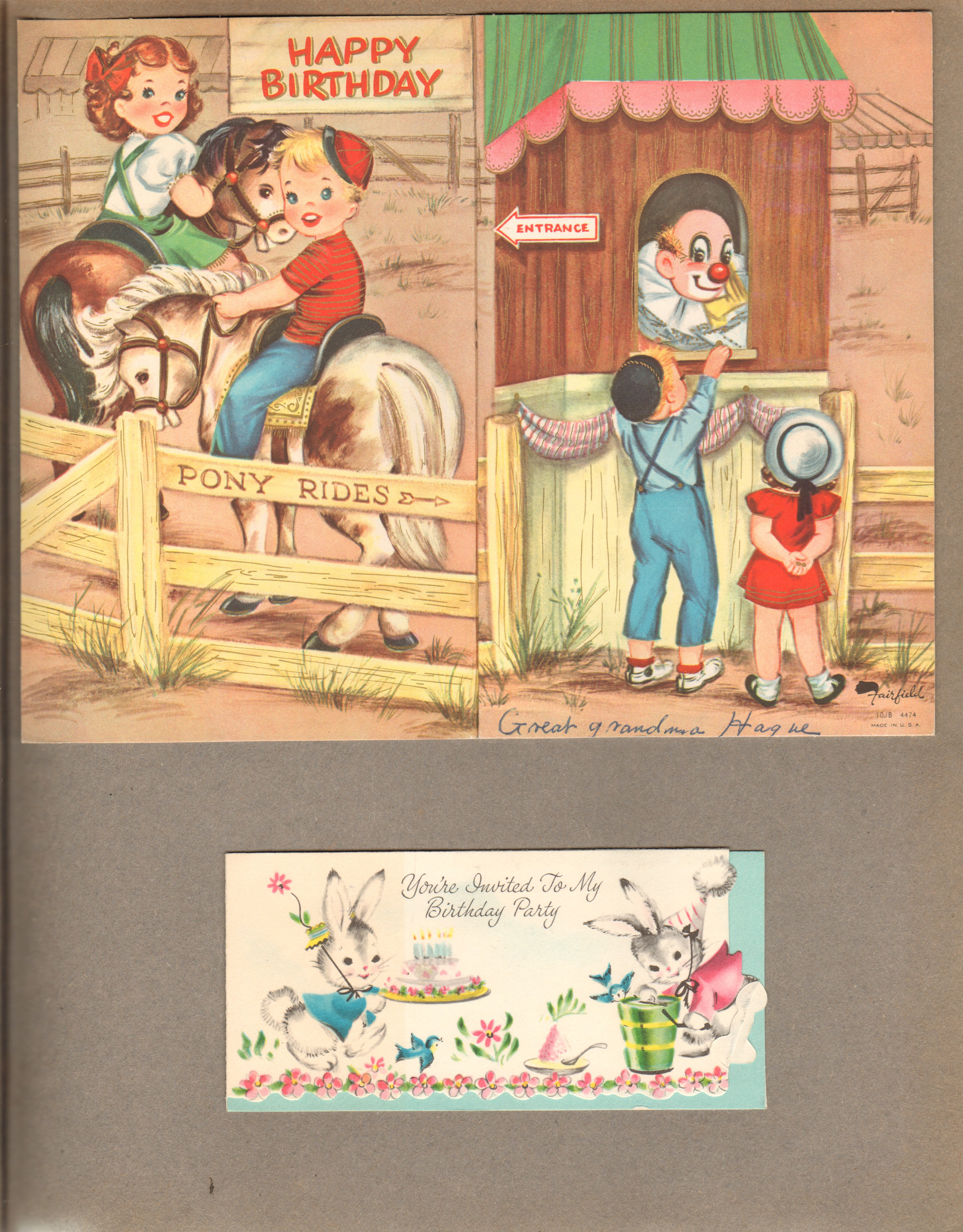 Birthday cards