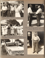 The Hague family - Girstle, Edna, Glen, Edith. Nora Hague. Helen Hague, Amy Hague, Edna Roberts, Girstle Hague, Nola M., Glen Hague, Edith Spaulding, Joyce Roberts.  Glen and Amy from West Liberty, Ohio