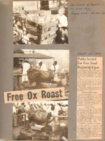 Susan and paper drive. Free Ox Roast Broad Ripple Businessman's Association