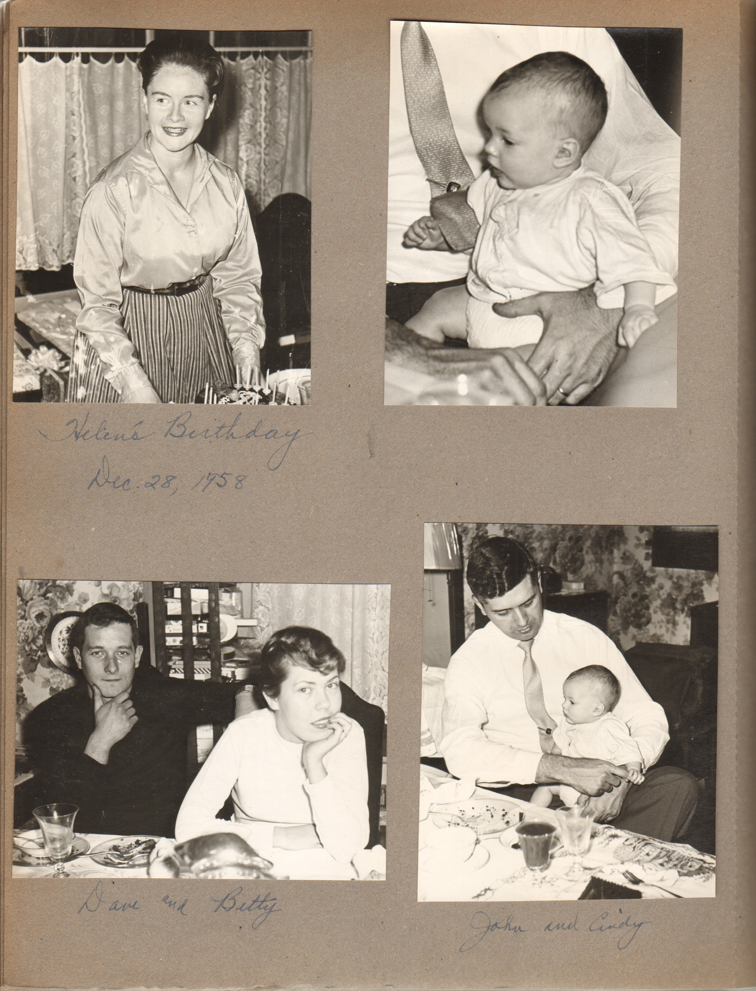 3845 Capitol Helen's Birthday - Helen. Cindy. Dave and Betty. John and Cindy
