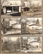 6122 old garage. Garage torn down. Building new garage