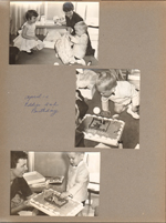 Eddie's 2nd birthday - Karen, Patty, Eddie. Cake