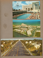 postcards - Hotel di Lido. Diplomat Hotel Hallandale. Hollywood Boulevard
