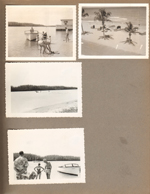 Hollywood Beach Florida - water skiing on Interacoastal Waterway. From the Neptune sun deck.