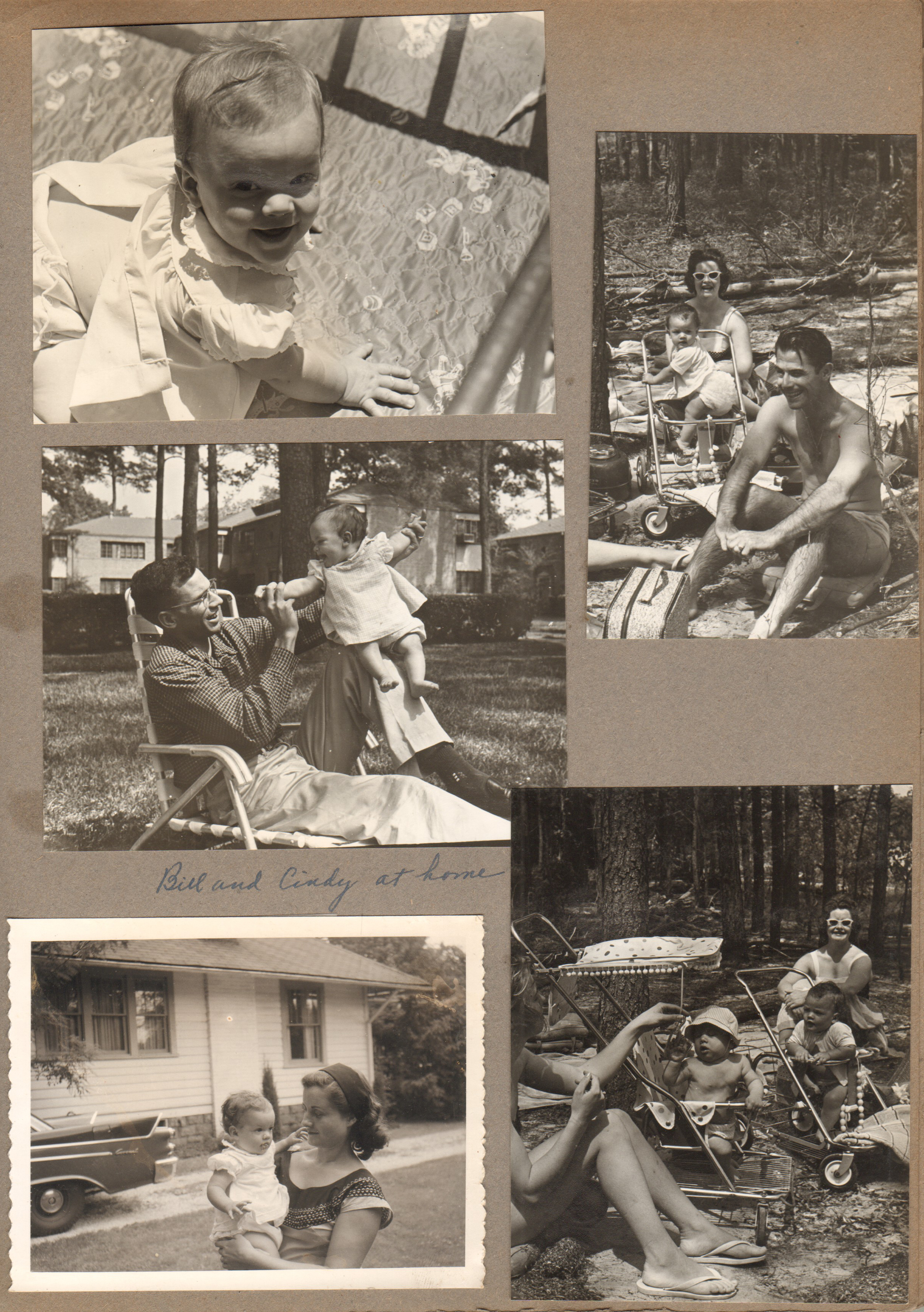 Bill and Cindy at home. Rosemary and Cindy 6122 yard.