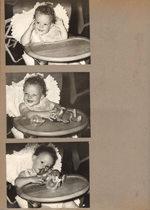 Cindy in high chair