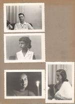 portraits - John, Susan, Rosemary by candlelight