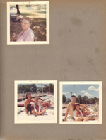 Vonnie outside. Riviera Club - Rosemary, Susan, John