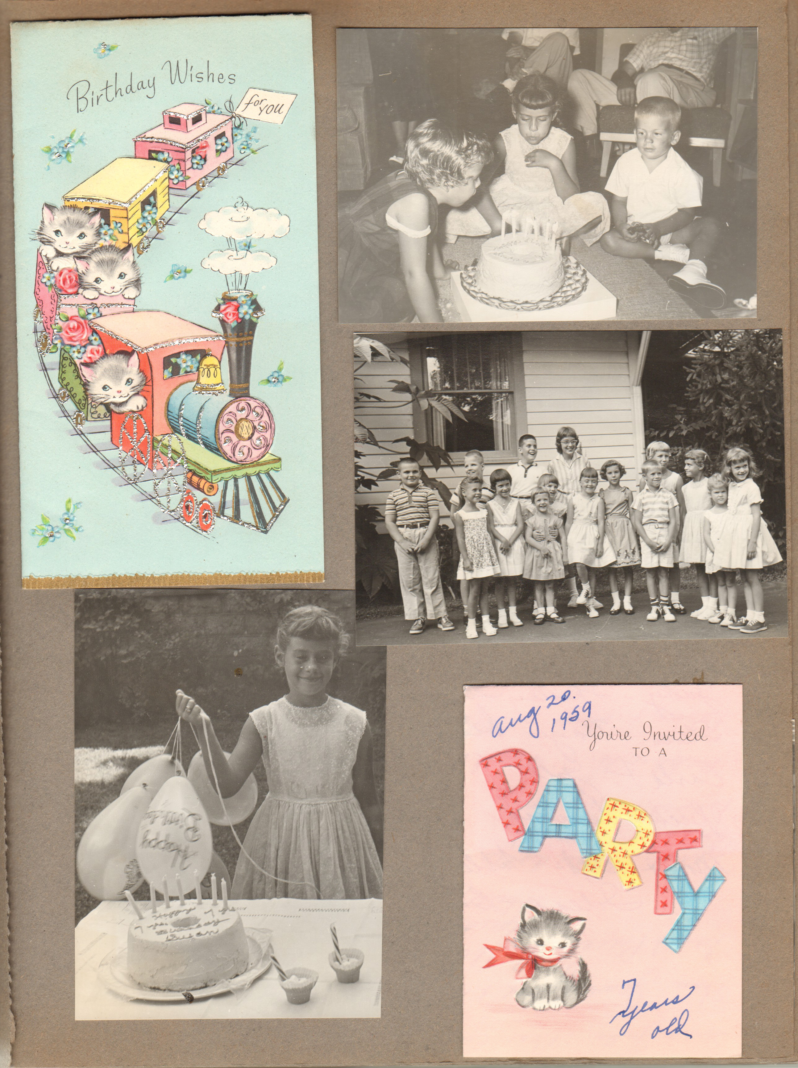 Susan's birthday card, party