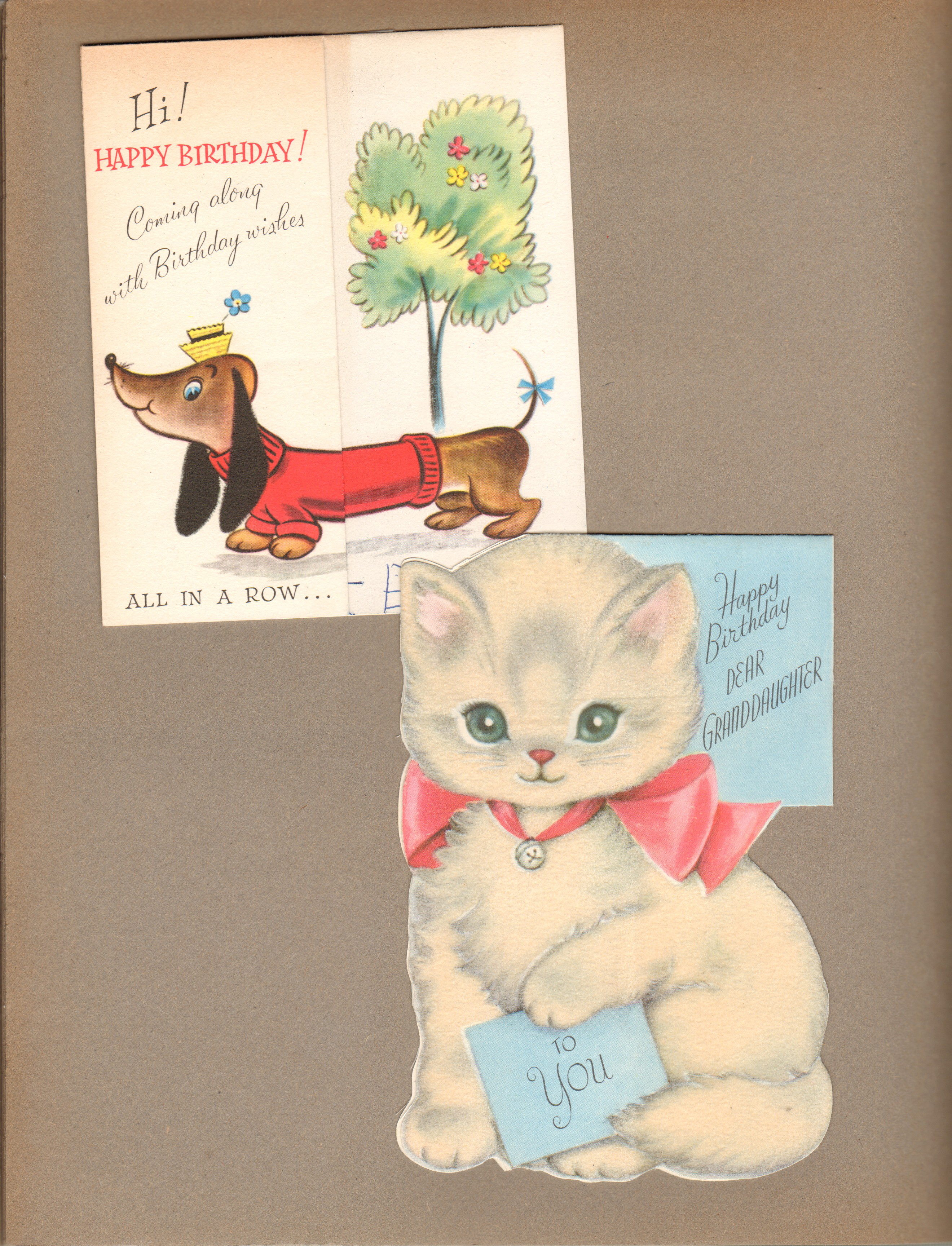 Susan's birthday cards