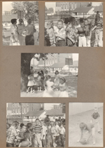 School 80 playground - teachers and kids
