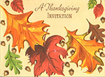 Thanksgiving Invitation - Investiture Ceremony - Girl Scouts