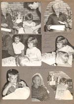Helen, Karen, Patty. Grandmother and Karen have birthdays. Susan and Karen. Eddie. Girstle.