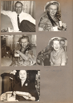Christmas 1959 at 3945 Capitol - Warren. Vonnie. Betty and Dave. Rosemary.