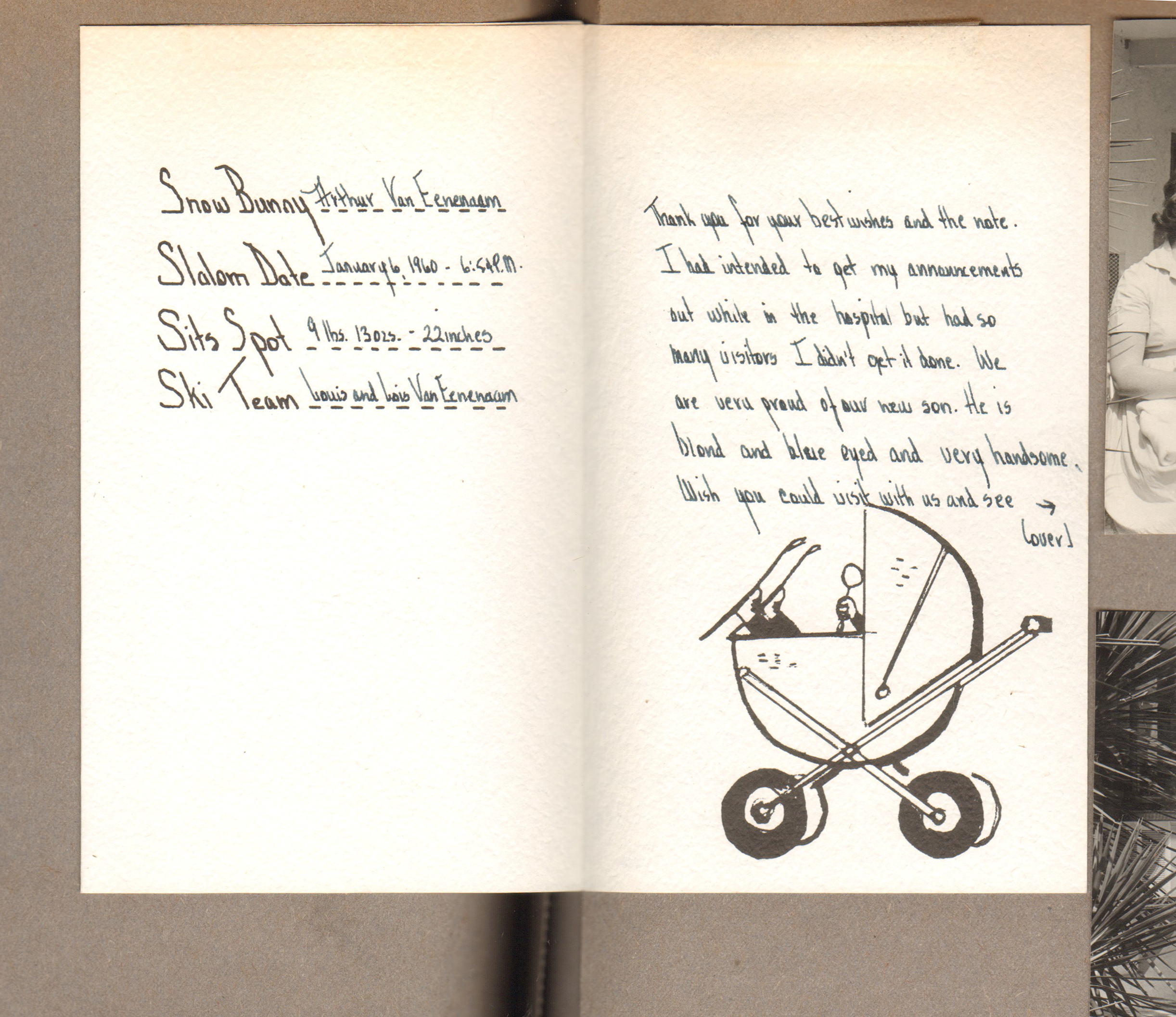 Baby Announcement Arthur Van Eenenaam