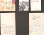 loose items - note from Eleanor Edelman. Picture of Bruce and Brian Edelman.