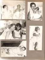 Baby pictures Alan and Ronnie. Vonnie and Susan. Betty.