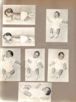 Baby pictures Alan - seven weeks