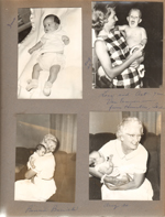 Baby pictures Alan - Bonnie Barrick. Lois and Art Van Eenenaam from Houston