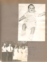 Baby picture Alan 9 weeks. Earl Sheets, Ivan Taylor, Jo Taylor, Bev Sheets Rosemary