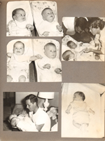 Baby pictures Alan and Ronnie. Dave and Betty.