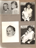 Baby pictures Alan - Susan. Eddie and Karen